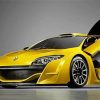 Yellow Magane Luxury Car Paint By Numbers