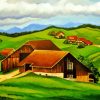 Aesthetic Swiss Landscape Paint By Numbers