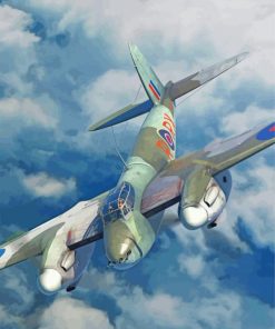 Aesthetic De Havilland Mosquito Aircraft Paint By Numbers