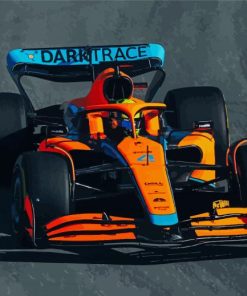 Cool Lando Norris F1 Car Paint By Numbers
