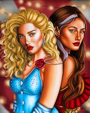 Donatella And Scarlett Caraval Paint Bay Numbers