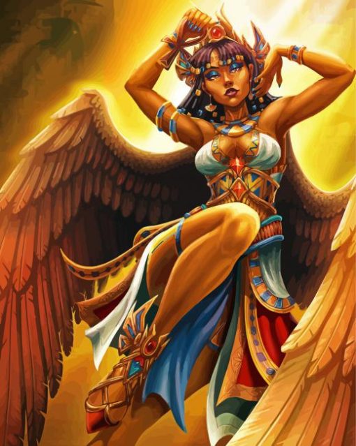 Gorgeous Goddess Isis Paint By Numbers