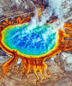 Grand Prismatic Landscape Paint By Numbers