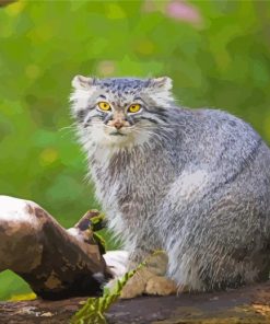 Manul On Tree Paint By Numbers