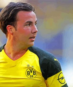 Mario Gotze BVB Player Paint By Numbers