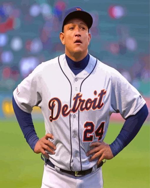 Miguel Cabrera Paint By Numbers