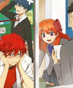 Monthly Girls Nozaki kun Characters Paint By Numbers