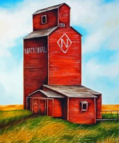 National Grain Elevator Paint By Numbers