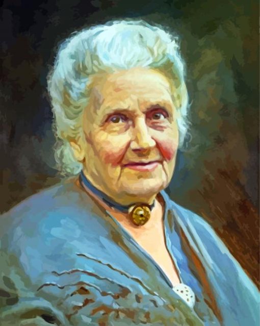 Portrait Maria Montessori Paint By Numbers