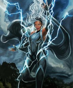Strong Storm Marvel Paint By Numbers