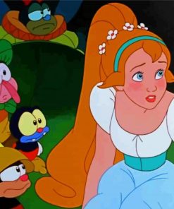 Thumbelina Animation Characters Paint By Numbers
