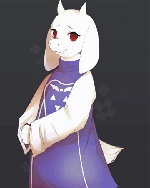 Toriel Game Character Paint By Numbers