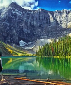 Traveling To Rawson Lake Alberta Paint By Numbers