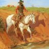 Vintage Cowboy In Arizona Paint By Numbers