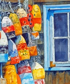Beach Buoys Paint By Numbers