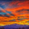 Beautiful Sunset In Colorado Springs Paint By Numbers