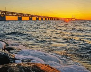 Bridge Over Water Paint By Numbers