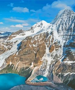 Canada Mount Robson Lake Berg Paint By Numbers