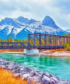 Canmore Engine Bridge Paint By Numbers