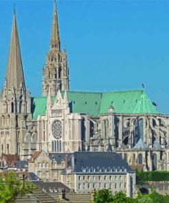 Chartres Cathedral In France Paint By Numbers
