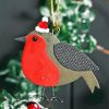 Christmas Robin Decoration Paint By Numbers