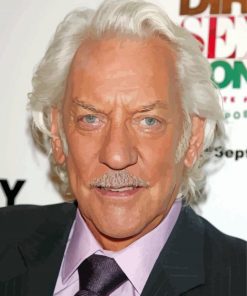 Donald Sutherland In Suit Paint By Numbers