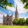 England Salisbury Cathedral Paint By Numbers