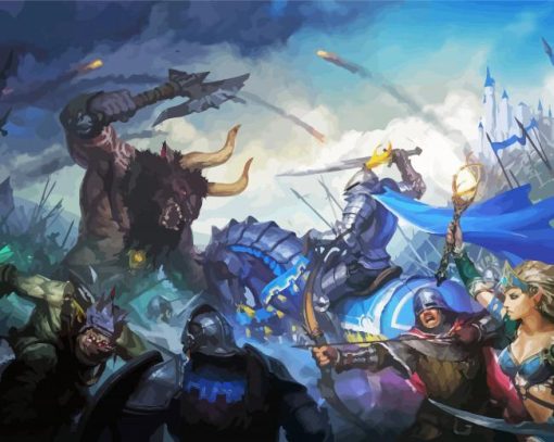 Fantasy Battles Paint By Numbers