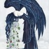 Black Angel Black Wings Paint By Numbers