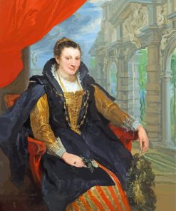 Isabella Brant By Anthony Van Dyck Paint By Numbers