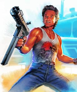 Jack Burton Big Trouble In Little China Paint By Numbers