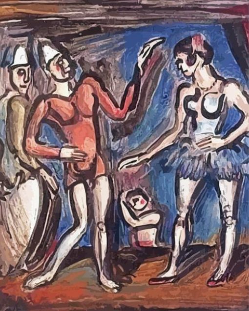 La Parade By George Rouault Paint By Numbers