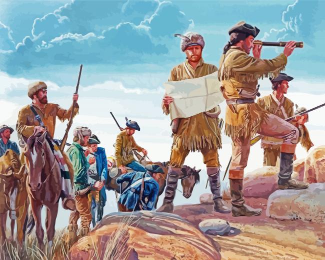 Lewis And Clark US Military Expedition Paint By Numbers