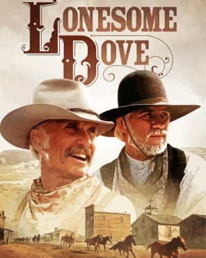 Lonesome Dove Movie Poster Paint By Numbers