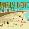Manly Beach Poster Paint By Numbers