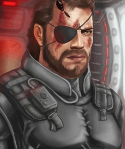 Metal Gear Solid Big Boss Paint By Numbers