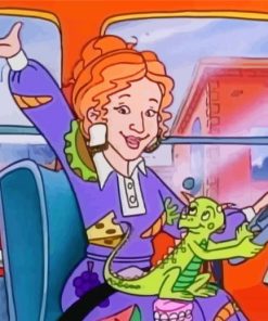 Miss Frizzle Character Paint By Numbers