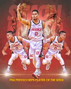 PBA Basketball Players Poster Paint By Numbers