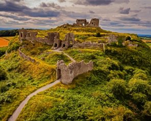 Rock Of Dunamase In Ireland Paint By Numbers