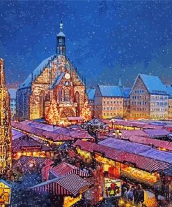 Snowy Winter Bavaria Germany Paint By Numbers