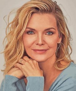 The Actress Michelle Pfeiffer Paint By Numbers