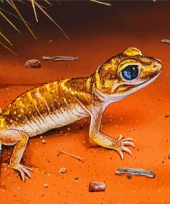 The Desert Gecko Paint By Numbers