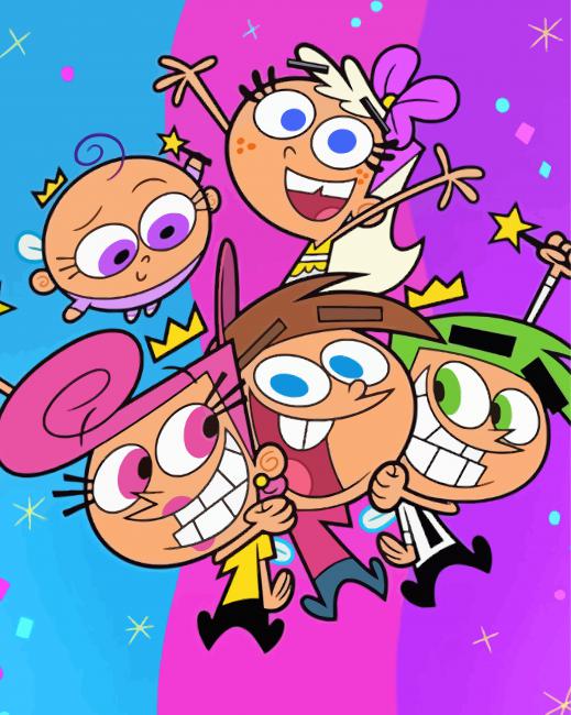The Fairly OddParents Animation Paint By Numbers