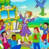 The Magic School Bus Paint By Numbers