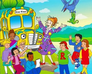 The Magic School Bus Paint By Numbers