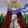 The Superhero Cat Paint By Numbers