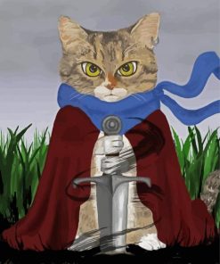 The Superhero Cat Paint By Numbers