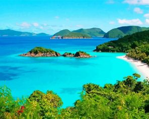 US Virgin Islands Paint By Numbers