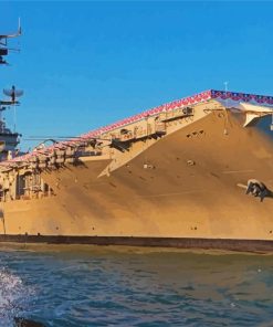 USS Lexington Ship Paint By Numbers