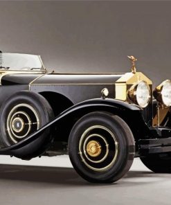 Vintage Rolls Royce Car Paint By Numbers